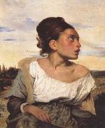 Eugene Delacroix Orphan Girl at the Cemetery (mk45) oil painting
